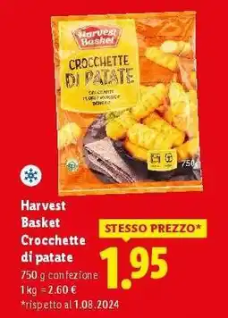 Lidl Harvest Basket Crocchette di patate offerta