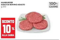 Pam Hamburger scelti di bovino adulto offerta