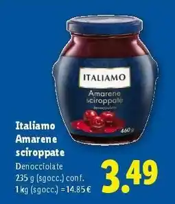 Lidl Italiamo Amarene sciroppate offerta