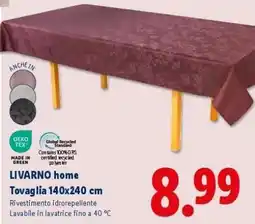 Lidl LIVARNO home Tovaglia 140x240 cm offerta