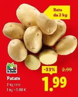 Lidl Patate offerta