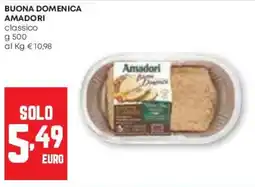 Pam Buona domenica AMADORI offerta