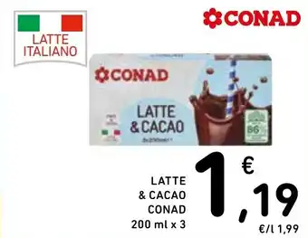 Spazio Conad Latte & cacao CONAD offerta