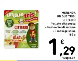Spazio Conad Merenda un due tris! CITTERIO offerta