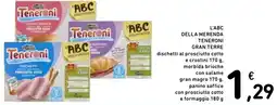 Spazio Conad L'abc della merenda teneroni GRAN TERRE offerta