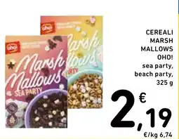 Spazio Conad Cereali marsh mallows OHO! offerta