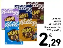 Spazio Conad Cereali krave KELLOGG'S offerta