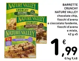 Spazio Conad Barrette crunchy NATURE VALLEY offerta