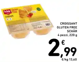 Spazio Conad Croissant gluten free SCHÄR offerta