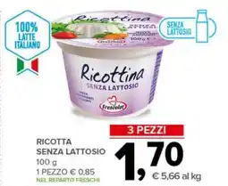 Todis Ricotta senza lattosio offerta