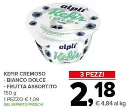 Todis Kefir cremoso - bianco dolce - frutta assortito offerta