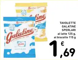 Spazio Conad Tavolette galatine SPERLARI offerta