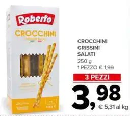 Todis Crocchini grissini salati offerta