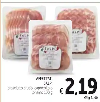 Spazio Conad Affettati Salpi 100g offerta