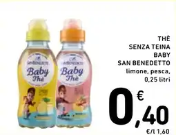 Spazio Conad Thè senza teina baby SAN BENEDETTO offerta