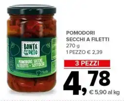 Todis Pomodori secchi a filetti BONTA DELL ORTO offerta