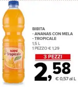 Todis Bibita - ananas con mela SORSÍ offerta