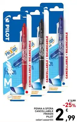 Spazio Conad Penna a sfera cancellabile frixion PILOT offerta
