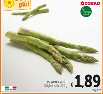 Spazio Conad Asparagi Verdi 500g offerta