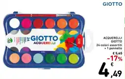 Spazio Conad Acquerelli GIOTTO offerta