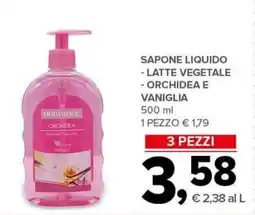 Todis Sapone liquido - latte vegetale - orchidea e vaniglia offerta