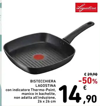 Spazio Conad Bistecchiera LAGOSTINA offerta
