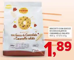 Todis Biscotti con gocce di cioccolato e caramello salato offerta