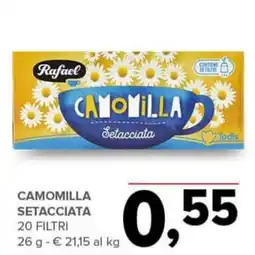 Todis Rafael Camomilla setacciata 20 filtri offerta