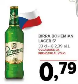 Todis Birra BOHEMIAN LAGER 5° offerta