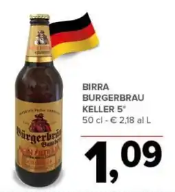 Todis Birra BURGERBRAU KELLER 5° offerta