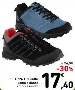 Spazio Conad Scarpa TREKKING uomo o donna offerta
