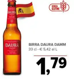 Todis Birra DAURA DAMM offerta