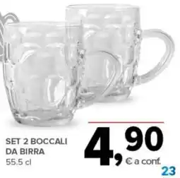 Todis Set 2 boccali da birra offerta