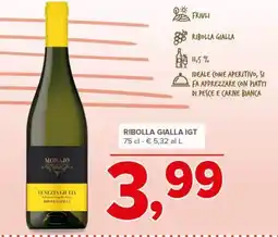 Todis Ribolla gialla IGT offerta