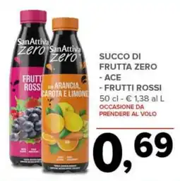 Todis Succo di frutta zero - ace - frutti rossi offerta