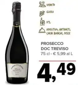 Todis Prosecco DOC treviso offerta