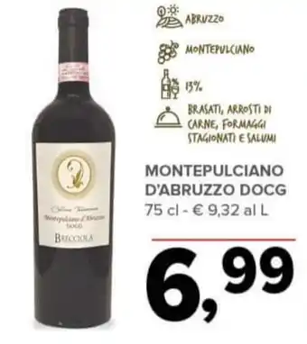 Todis Montepulciano d'abruzzo DOCG offerta