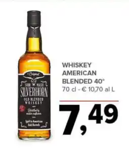 Todis Whiskey american blended 40° offerta