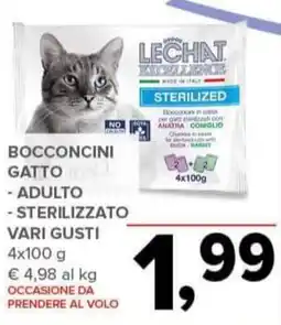 Todis Bocconcini gatto - adulto - sterilizzato vari gusti offerta