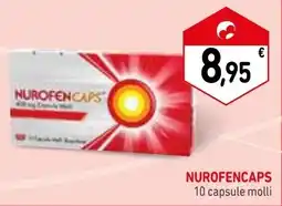 Spazio Conad NUROFENCAPS 10 capsule molli offerta
