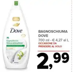 Todis Bagnoschiuma DOVE offerta