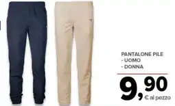 Todis ENRICO COVERI Pantalone pile - uomo - donna offerta