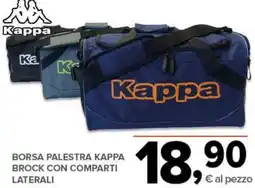 Todis Kappa Borsa palestra kappa brock con comparti laterali offerta