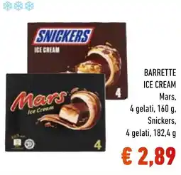 Spazio Conad Barrette ice cream MARS SNICKERS offerta