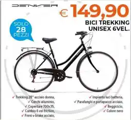 Todis Bici trekking unisex 6vel. offerta