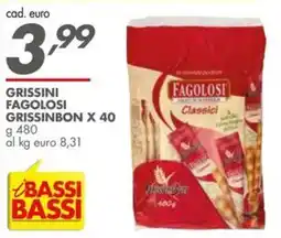 Italmark Grissini fagolosi GRISSINBON X 40 offerta