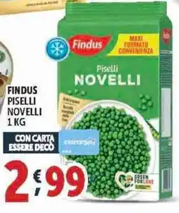 Deco Supermercati Findus piselli novelli offerta