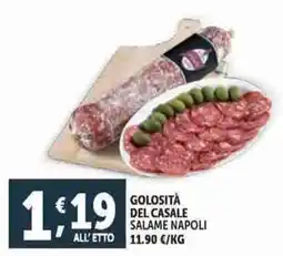 Deco Supermercati Golosità del casale salame napoli offerta