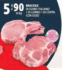 Deco Supermercati Braciole di suino italiano offerta