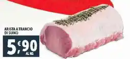 Deco Supermercati Arista a trancio di suino offerta